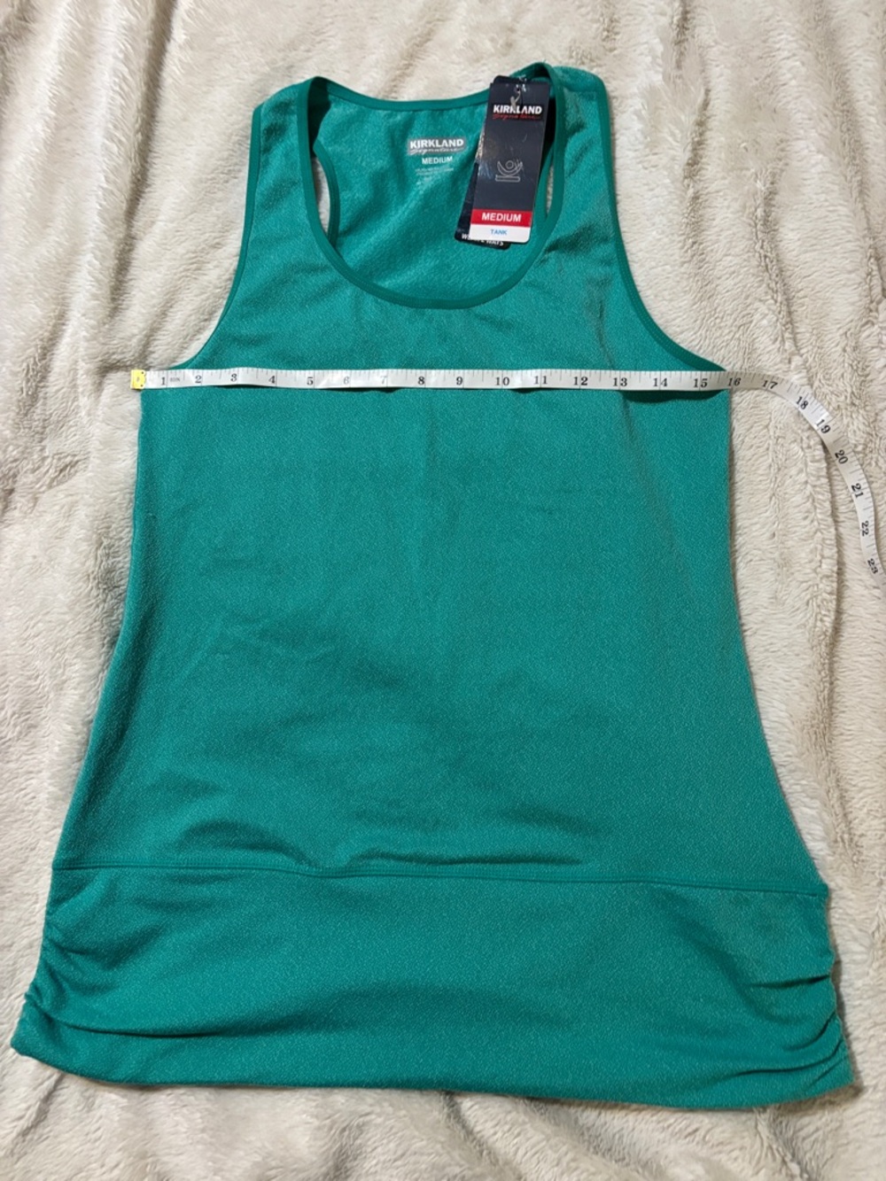 Kirkland Signature Teal Racerback Performance Tank